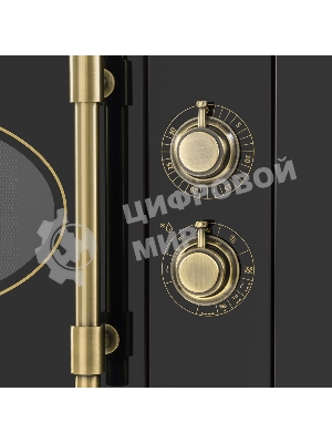 Микроволновая печь встраиваемая Maunfeld JBMO.20.5GRBG черный, 20 л, 700 Вт, переключатели - поворотный механизм