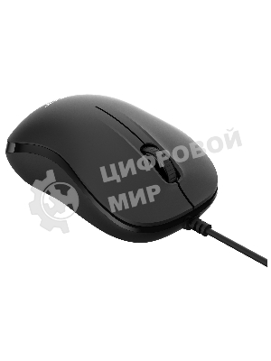 Мышь проводная Acer OMW140 черный, 1200 dpi, USB, кнопки - 3