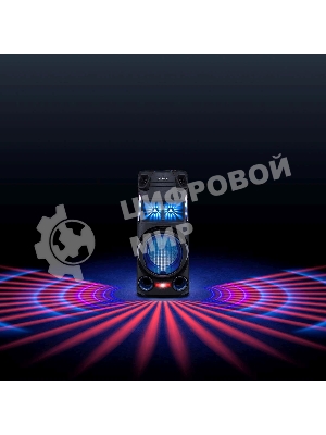 Минисистема Sony MHC-V43D черный/CD/CDRW/DVD/DVDRW/FM/USB/BT