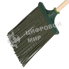 Метла Сибртех полипропиленовая 230 х 250 мм плоская, с черенком