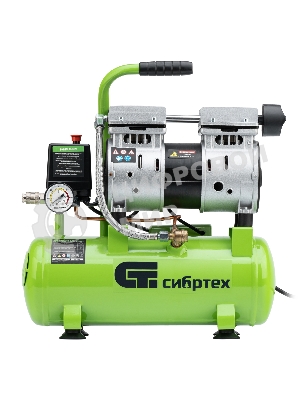 Компрессор безмаслянный малошумный Сибртех МБ 750/10,750 Вт, 10 л, 150 л/мин