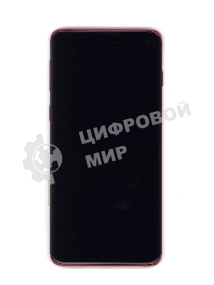 Дисплей для Samsung Galaxy S10 SM-G973F/DS красный