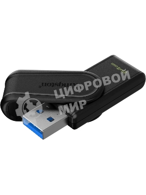 Флешка USB Kingston DataTraveler Exodia S (DTXS/64Gb), 64Gb, USB 3.2 Gen 1, R/W 150/60, черный