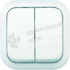 Выключатель Кунцево-Электро 2-кл. ОП Валентина 10А IP20 А56-025 бел.