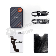 Внешний SSD Netac ZX20, 1TB, USB 3.2 Gen 2x2 Type-C, R/W 2000/1800, черный