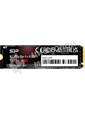 Накопитель SSD Silicon Power PCI-E 4.0 x4 500Gb SP500GbP44UD9005 M-Series UD90 M.2 2280