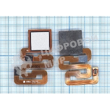 Шлейф со сканером отпечатка пальца для Xiaomi Redmi 4x белый