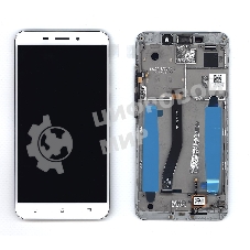 Дисплей для Asus ZenFone 3 Laser ZC551KL белый с рамкой