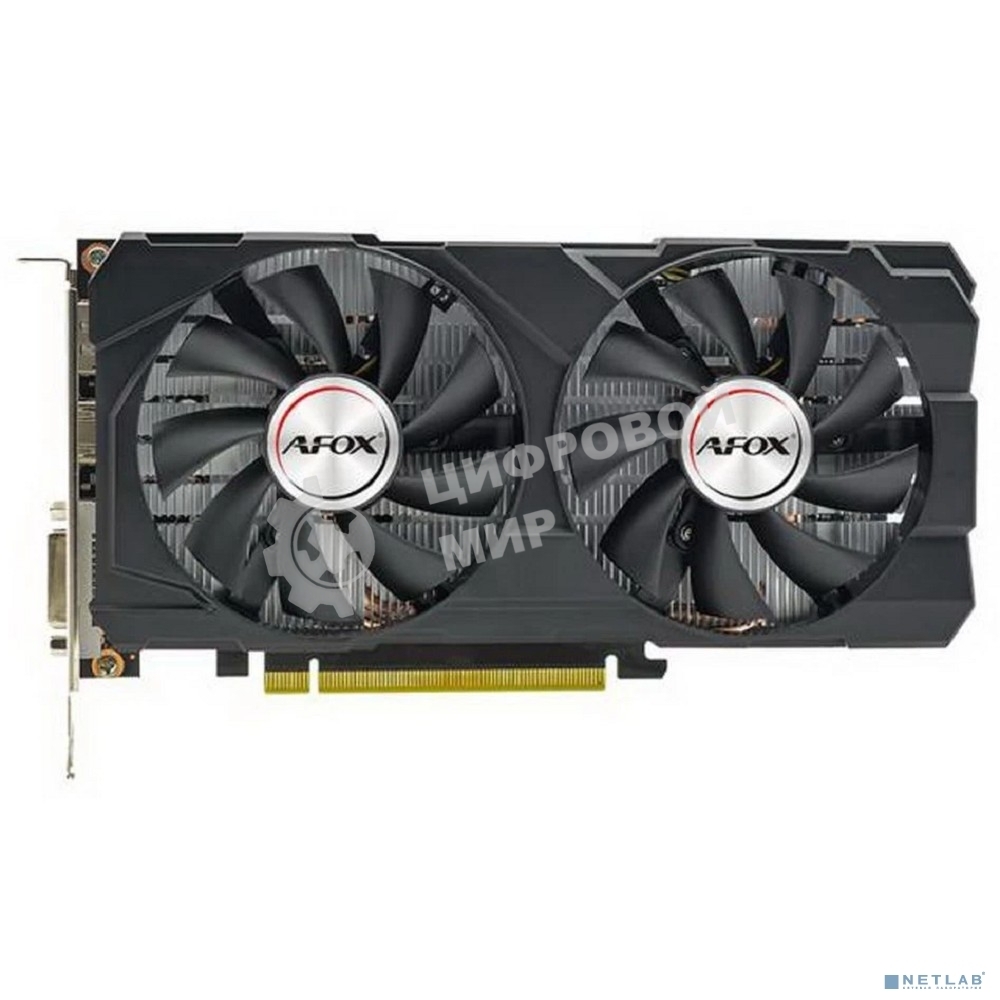 Видеокарта Afox Geforce GTX 1660 TI 6Gb GDDR6 192BIT DP DVI HDMI ATX DUAL FAN RETAIL PACK AF1660TI-6144D6H4