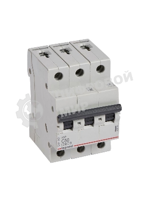 Выключатель автоматический RX3 4,5кА 50А 3П C RX3 Авт.выключатель 4,5кА 50А 3П C