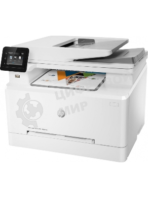 МФУ лазерное HP Color LaserJet Pro M283fdw (7KW75A), A4, цветной, печ. до 21 стр/мин., скан. до 26 стр/мин. (ч/б) 22 стр/мин. (цвет), 600 x 600 dpi (печать) 300x300dpi (скан), USB, RJ-45, Wi-Fi, Air Print, Mopria