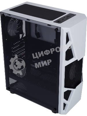 Компьютерный корпус AeroCool/Formula CL-3303W RGb белый без БП ATX 6x120мм 2xUSB 2.0 1xUSB 3.0 audio bott PSU