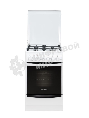Плита комбинированная Gefest ПГЭ 5102-02 белый, конфорок 4 газовых, духовка 55 л, 50 см x 85 см x 58.5 см