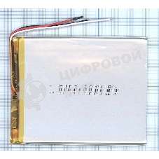 Аккумулятор Li-Pol (батарея) 3x80x100мм 3pin 3.7V/3000mAh