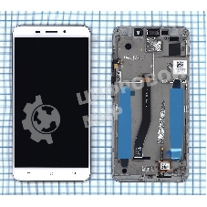 Дисплей для Asus ZenFone 3 Laser ZC551KL белый с рамкой