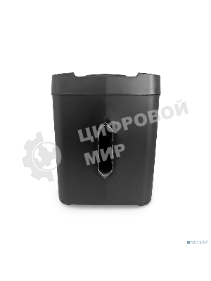 Шредер ГЕЛЕОС УМ22-4 DIN P-4 (4 ур-нь секр.), фрагмент 4х35мм, 14 лист (70г/м2), CD/пл.карты/скрепки/скобы, 22 литра