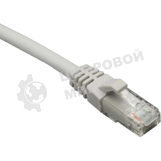 Патч-корд Suprlan 10-0167 UTP RJ-45 вил.-вилка RJ-45 Cat.6 1м серый LSZH