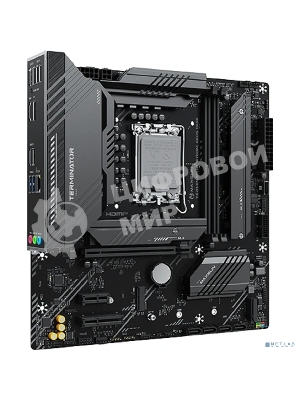 Материнская плата Maxsun MS-Terminator B760M GKD5 DARK, LGA1700, Intel B760, 2xDDR5, 4xSATA, 3xM.2, 1xPCIe 4.0 x16, 1xPCIe 4.0 x4, 1xPCIe 3.0 x1, 1xHDMI, 1xDP, 1x2.5Gb LAN, 1xUSB-C 20Gbps, 2xUSB-A 10Gbps, 3xUSB-A 2.0, 3x3.5 мм, 7.1, mATX