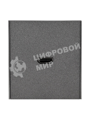 Розетка Kranz STRONG HDMI с/у графит