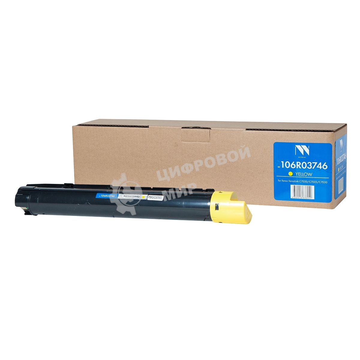 Картридж лазерный NVPrint совместимый NV-106R03746 Yellow для Xerox VersaLink C7020/C7025/C7030 (16500k)