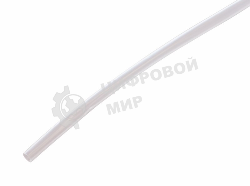 Термоусаживаемая трубка Rexant 6,0/3,0 мм, прозрачная, упаковка 50 шт. по 1 м