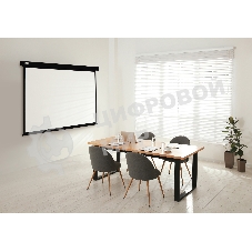 Экран Cactus 152x203см Wallscreen CS-PSW-152X203-BK 4:3 настенно-потолочный рулонный черный