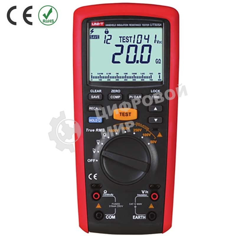 Ручной тестер сопротивления изоляции UNI-T UT505A
