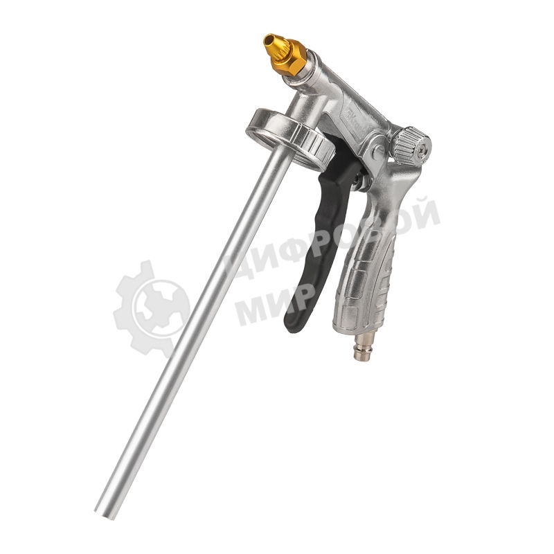 Пистолет Kranz для антигравийных и антикоррозийных составов с гибким и прямым соплом + регулятор давления