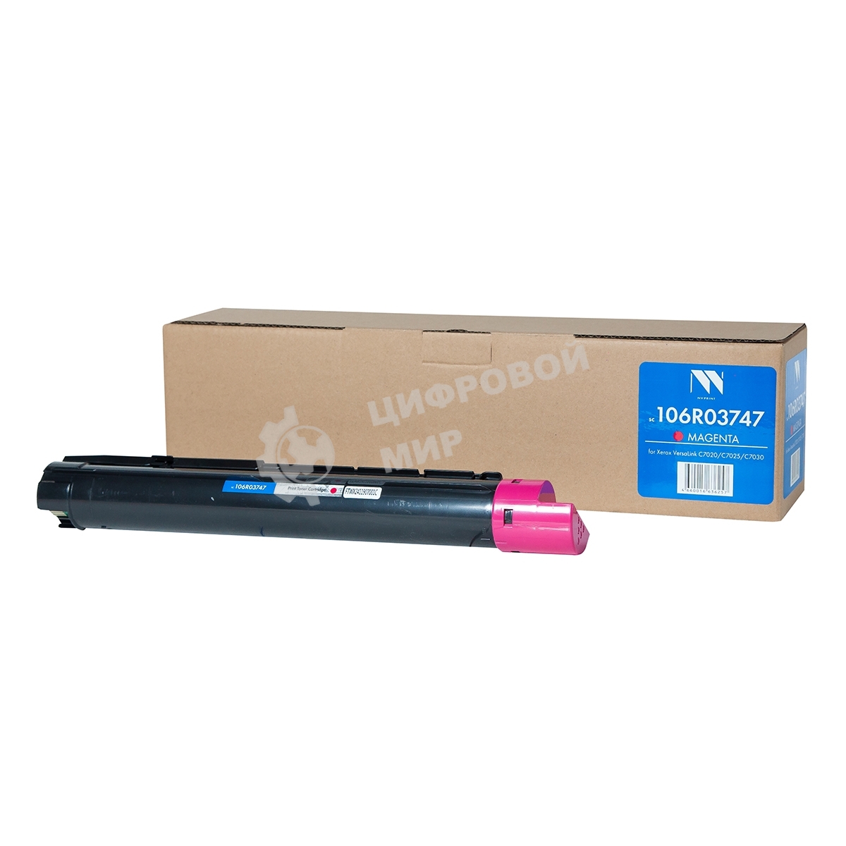 Картридж лазерный NVPrint совместимый NV-106R03747 Magenta для Xerox VersaLink C7020/C7025/C7030 (16500k)