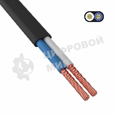 Провод ШВВП 2х0,75 мм² 200 м черный ГОСТ 7399-97