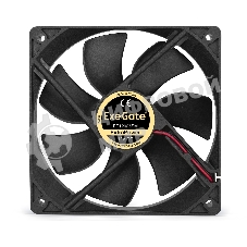 Вентилятор для корпуса ExeGate ExtraPower EP12025SM черный, 120 мм, 1800 об/мин, 28 дБ, 2 pin