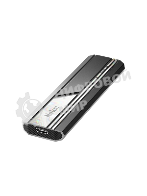 Внешний SSD Netac ZX10, 500 Gb, USB 3.2 Gen 2 Type-C, R/W 1050/1050, черный