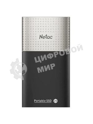 Внешний SSD Netac Z9, 2TB, USB 3.2 Gen 2 Type-C, R/W 550/480, черный