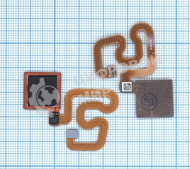 Шлейф со сканером отпечатка пальца для Xiaomi Redmi 5 черный