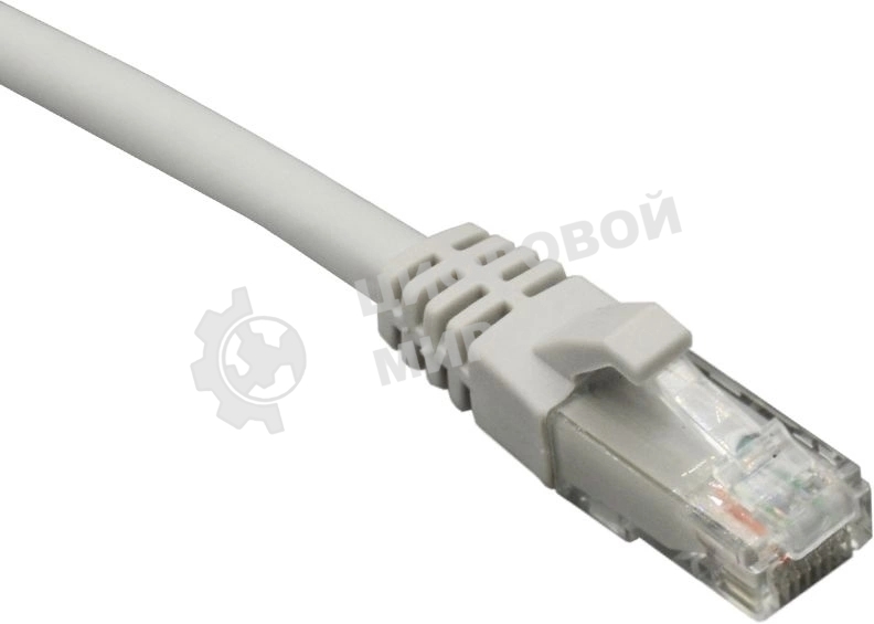 Патч-корд Suprlan 10-0169 UTP RJ-45 вил.-вилка RJ-45 Cat.6 3м серый LSZH