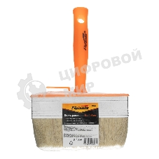 Кисть-ракля Sparta 40х140 мм, натуральная щетина, пластмассовый корпус, пластмассовая рукоятка