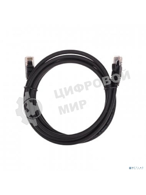 Патч-корд U/UTP Rexant cat.6, RJ45-RJ45, неэкранированный, 26AWG, LSZH, черный, 2 м