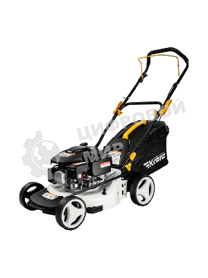 Газонокосилка бензиновая Kranz KR-430NSP несамоходная, 150 см3, 43 см