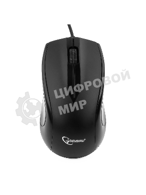 Мышь проводная Gembird MUSOPTI9-905U черный, 1000 dpi, USB, кнопки - 3