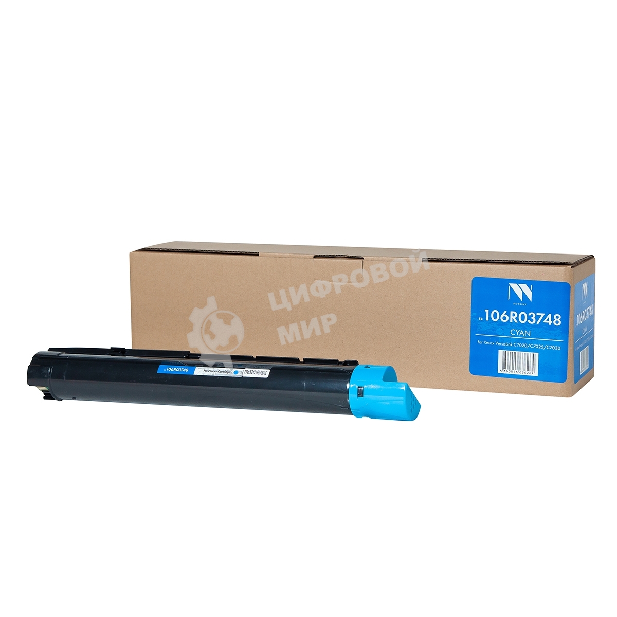 Картридж лазерный NVPrint совместимый NV-106R03748 Cyan для Xerox VersaLink C7020/C7025/C7030 (16500k)