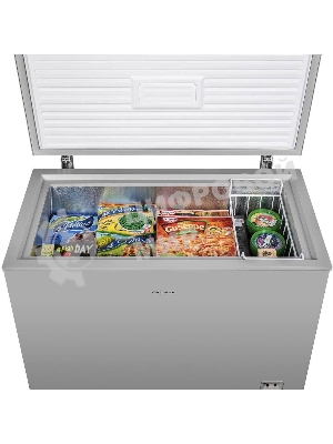 Морозильный ларь Maunfeld MFL200GR, серый, 200л