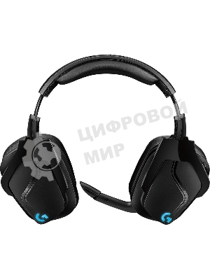 Гарнитура Logitech G935 чёрный, беспроводная + проводная, 2.4 ГГц/3.5 мм, до 12 ч, DTS 7.1 Surround, LIGHTSYNC RGB