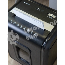 Шредер Heleos УМ32-4 черный/серебристый (секр.P-4) фрагменты 28лист. 32лтр. скрепки скобы пл.карты CD