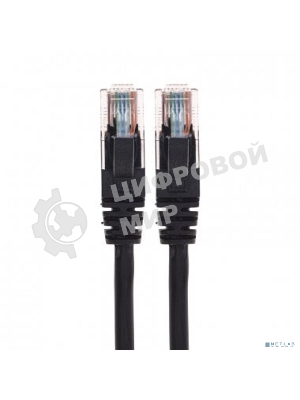 Патч-корд U/UTP Rexant cat.6, RJ45-RJ45, неэкранированный, 26AWG, LSZH, черный, 2 м