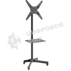 Мобильная стойка напольная Kromax OMEGA-16 черный для TV 26