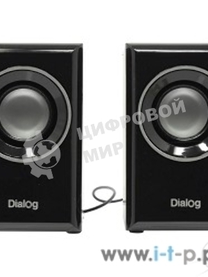 Акустическая система Dialog AST-15UP черный 2х3W RMS, активные