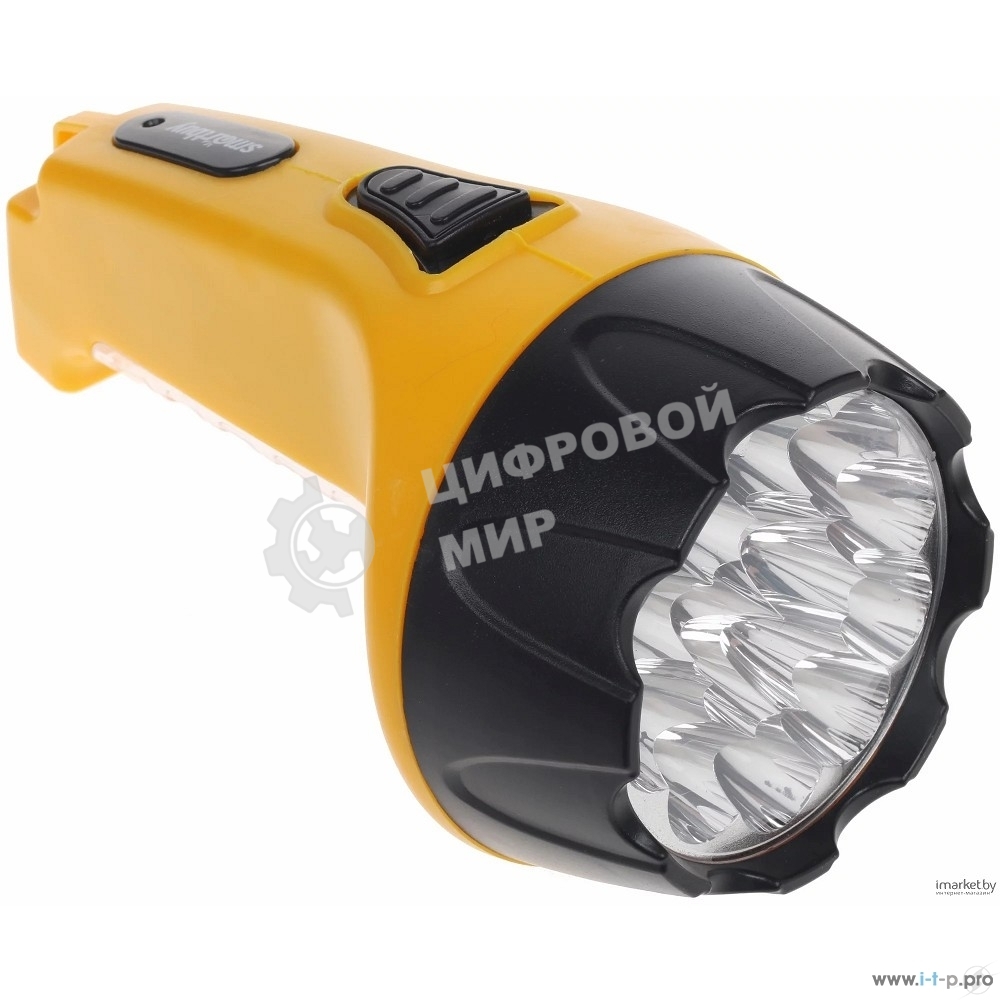 Аккумуляторный Светодиодный фонарь Smartbuy SBF-89-Y 15+10 LED с прямой зарядкой желтый