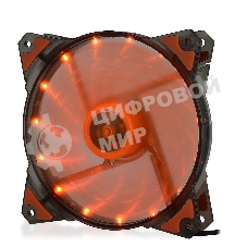 Вентилятор для корпуса Crown CMCF-12025S-1223 черный/оранжевый, 120 мм, 1650 об/мин, 28 дБ, 3 pin