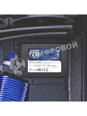 Накопитель SSD Patriot P210, 2Tb, SATA III, 2.5