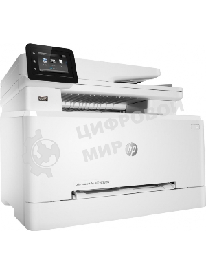 МФУ лазерное HP Color LaserJet Pro M283fdw (7KW75A), A4, цветной, печ. до 21 стр/мин., скан. до 26 стр/мин. (ч/б) 22 стр/мин. (цвет), 600 x 600 dpi (печать) 300x300dpi (скан), USB, RJ-45, Wi-Fi, Air Print, Mopria